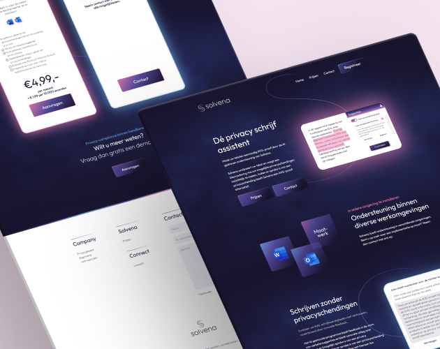 Solvena's Microsoft Word add-in interface highlighting detected sensitive data